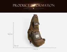 Load image into Gallery viewer, Hot Sale! Men's Canvas- Versatile, Casual Shoulder Messenger Bag- Retro
