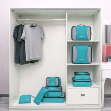 Load image into Gallery viewer, Travel Storage Bag Set Suitcase Organizer Luggage Hanging Ziplock Closet Clothes Mesh Packing Cubes with Laundry Bag - travelprosonline