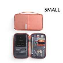 Load image into Gallery viewer, Travel Wallet, Passport Holder, Waterproof Document Organizer , Document Bag Cardholder - travelprosonline