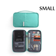 Load image into Gallery viewer, Travel Wallet, Passport Holder, Waterproof Document Organizer , Document Bag Cardholder - travelprosonline