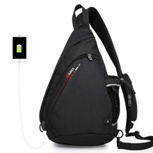 Load image into Gallery viewer, Shoulder Bags USB Charge Crossbody Bag - travelprosonline