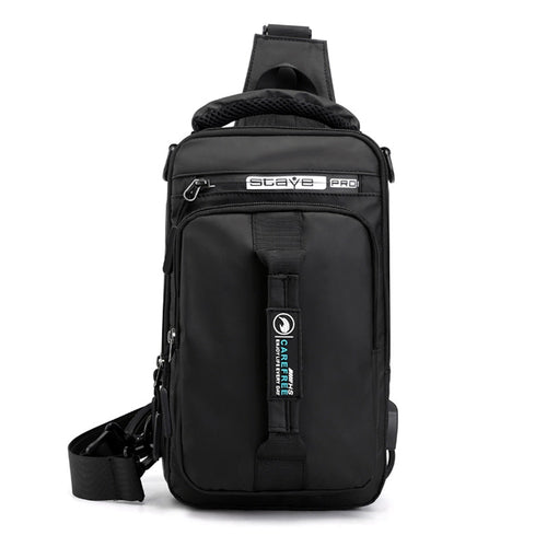 Multi-Function Sling Chest Bag With USB Charging Port Men/  Women - travelprosonline