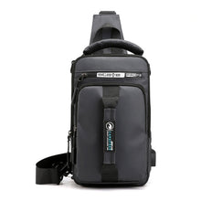 Load image into Gallery viewer, Multi-Function Sling Chest Bag With USB Charging Port Men/ Women - travelprosonline