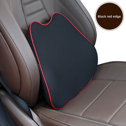 Car Lumbar Memory Foam Back Pillow & Seat Cushion - travelprosonline
