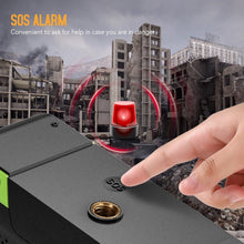 Load image into Gallery viewer, Emergency Solar Hand Crank Radio 5000mAh Power Bank Charger with Flash Light Outdoor Camping Survival Radio