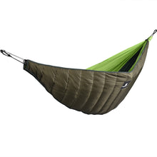 Load image into Gallery viewer, 1 to 2 Person Hammock - Ultralight Outdoor Camping Hammock : Portable Winter Warm Under Quilt Blanket Cotton Hammock