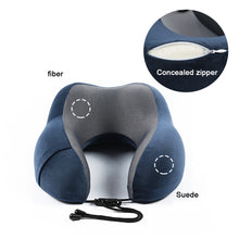 Load image into Gallery viewer, Memory Foam U-Shape Travel Pillow - travelprosonline
