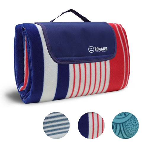 Picnic Mat -  Waterproof, Large Beach Blanket for Outdoor Picnic ,Travel, Concerts, Beach, Park - travelprosonline