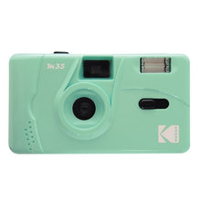 Load image into Gallery viewer, KODAK Vintage Retro M35 / M38 35mm Reusable Film Camera Sky Blue/ Yellow / Mint Green / Pink / Red / Cobalt Blue - travelprosonline
