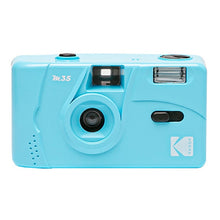 Load image into Gallery viewer, KODAK Vintage Retro M35 / M38 35mm Reusable Film Camera Sky Blue/ Yellow / Mint Green / Pink / Red / Cobalt Blue - travelprosonline
