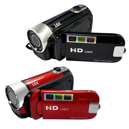 Camera 1080P Full HD 16 Million Pixel Camcorder Digital Video Camera  Screen 16X Night Shoot Zoom - travelprosonline