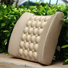 Load image into Gallery viewer, Car Electric Massage Cushion Lumbar Pillow - travelprosonline
