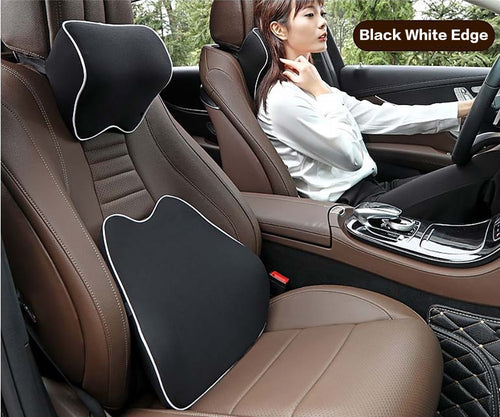 Car Headrest Pillow ,Neck Memory ,Lumbar Support - travelprosonline