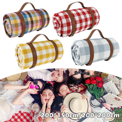 Camping Mat -Plaid -Folding Camping Mat, Outdoor Waterproof Beach / Picnic Blanket - travelprosonline