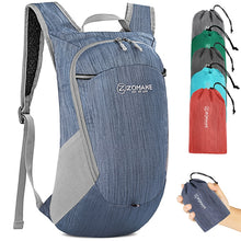 Load image into Gallery viewer, Ultra Lightweight Packable Backpack- Small, Water Resistant Travel Hiking Daypack
