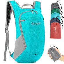 Load image into Gallery viewer, Ultra Lightweight Packable Backpack- Small, Water Resistant Travel Hiking Daypack
